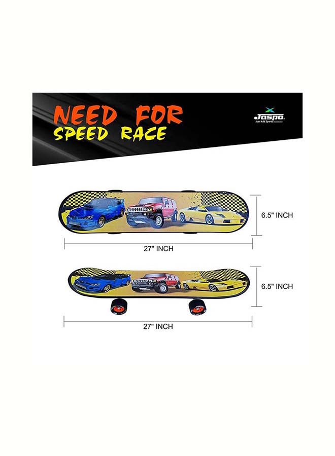 Concave Cruiser Standard Skateboard for Kids, Teens & Adults
