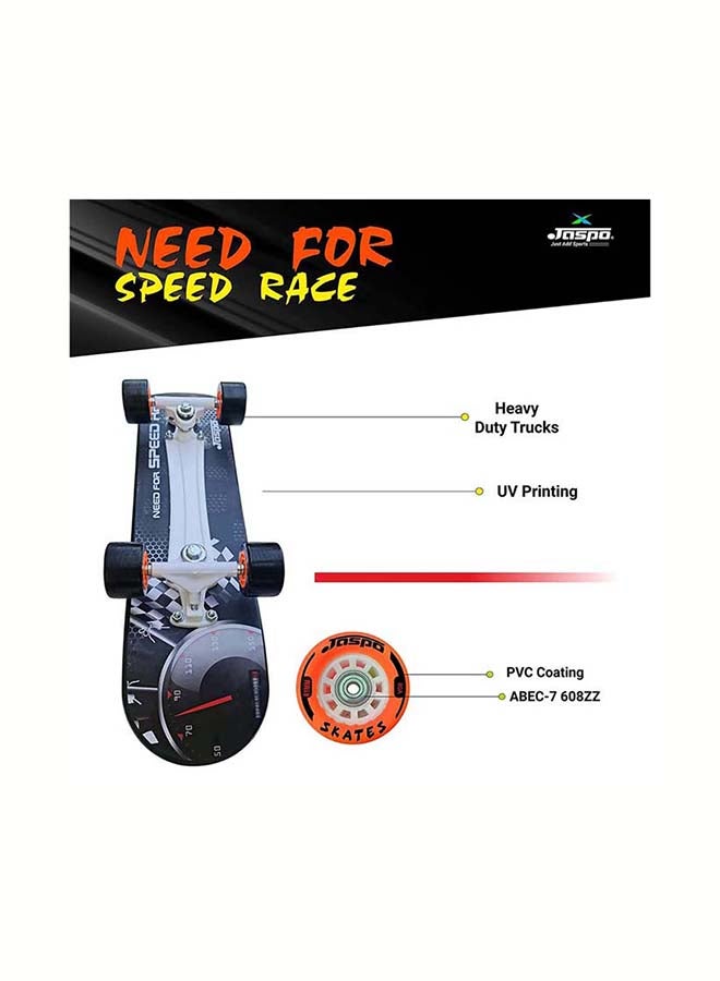 Concave Cruiser Standard Skateboard for Kids, Teens & Adults