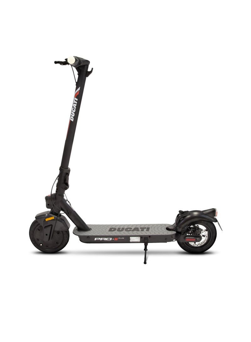 Pro-Ii Plus E-Scooter With Turn Signals, Stylish Design With Powerful 350W Brushless Motor, Max Range 25Km, 10” Puncture-Proof Tubeless Tyres,3.5