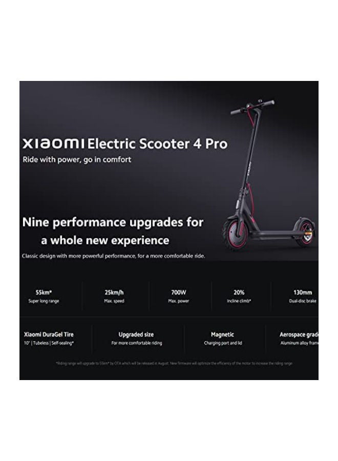 Xiaomi Electric Scooter 4 Pro, Black