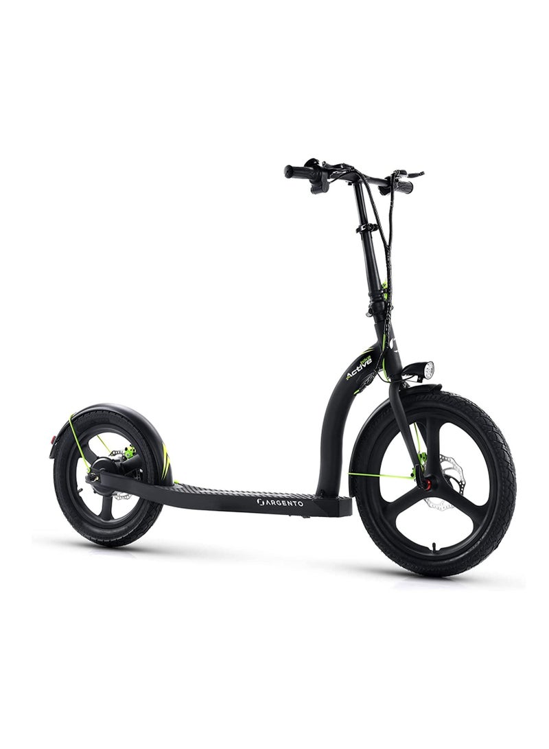 Active Bike, Light & Fast Foldable E-Scooter, Quick Charge In 4Hrs, Powerful 350W Brushless Motor, Range Up To 35 Km, Max Speed 25 Km, 20