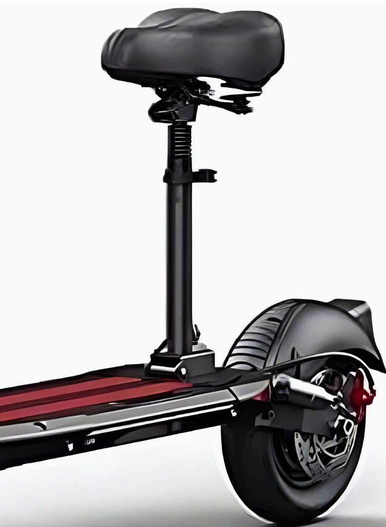 Enhanced E10 Foldable Electric Scooter - 1200W Motor, 48V 13Ah, Anti-Theft, and Extra Smooth Ride Red