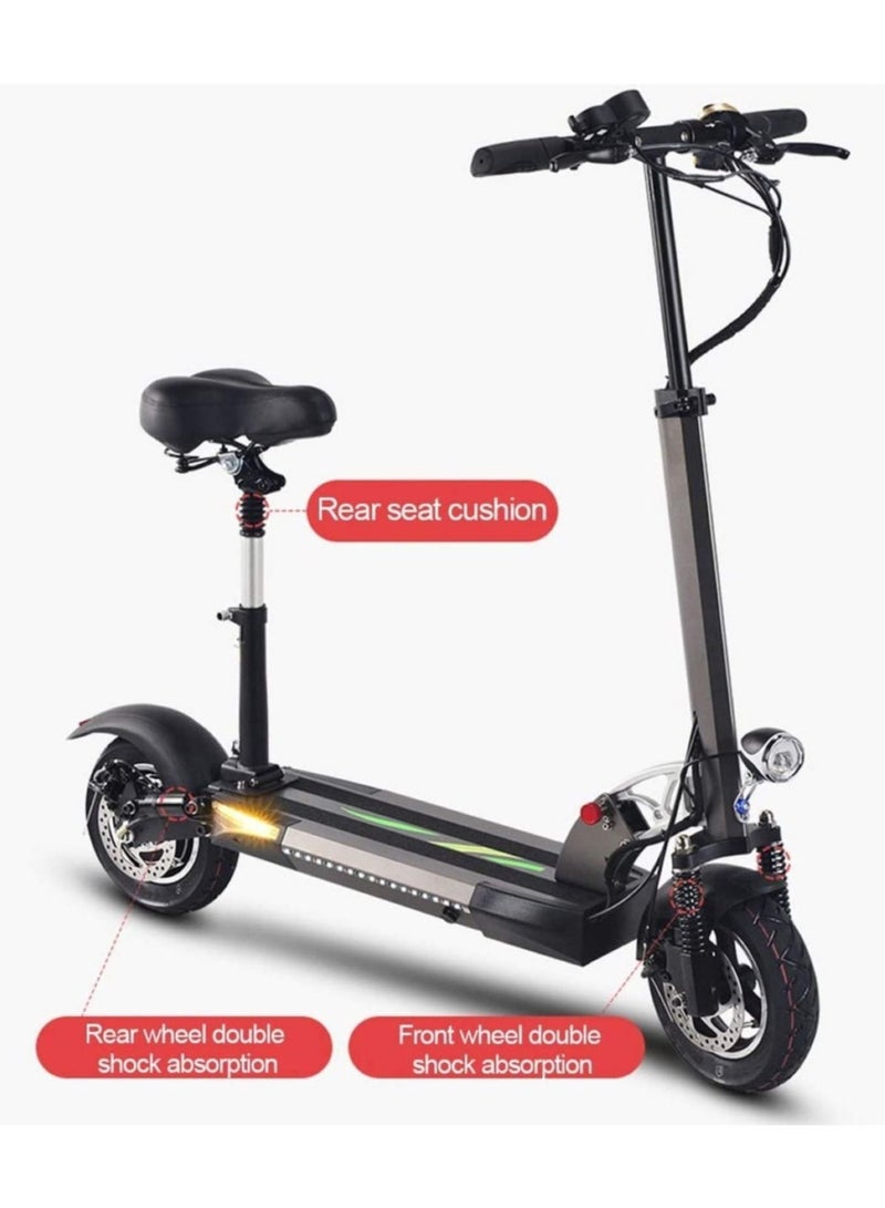 Electric Scooter E10 Upgraded Version 36V 10Ah Motor 800W Blue