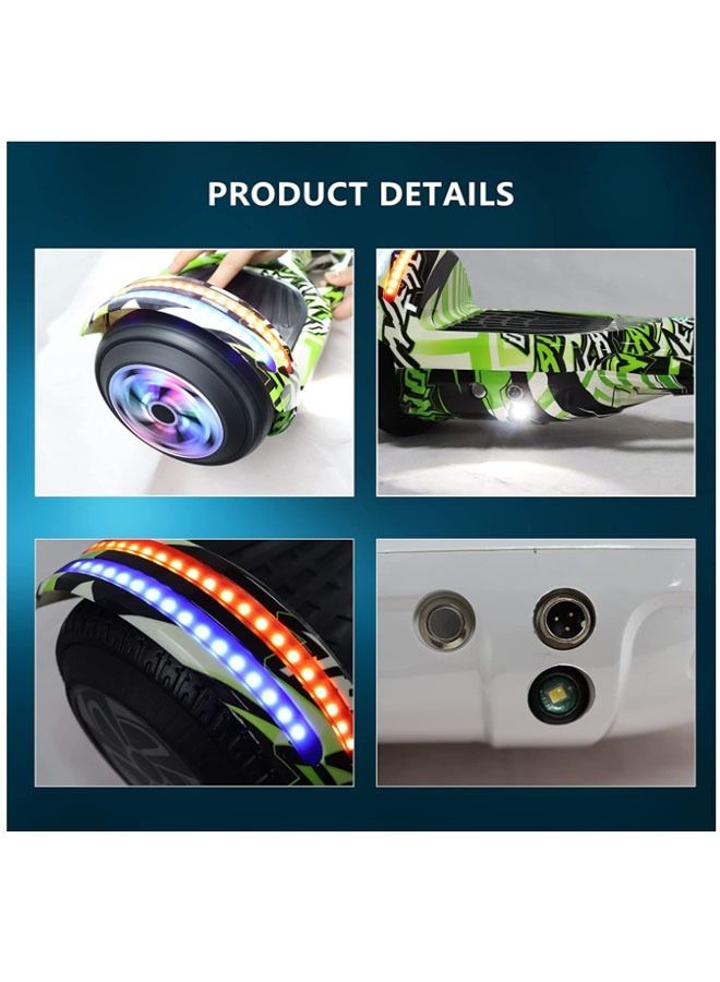 6.5inch 2 Wheels Smart Electric Scooter with Led Lights