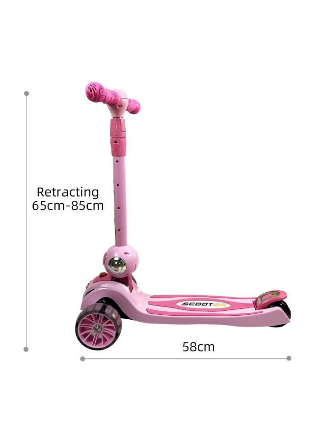 Adjustable and Foldable Kick Scooter for Kids