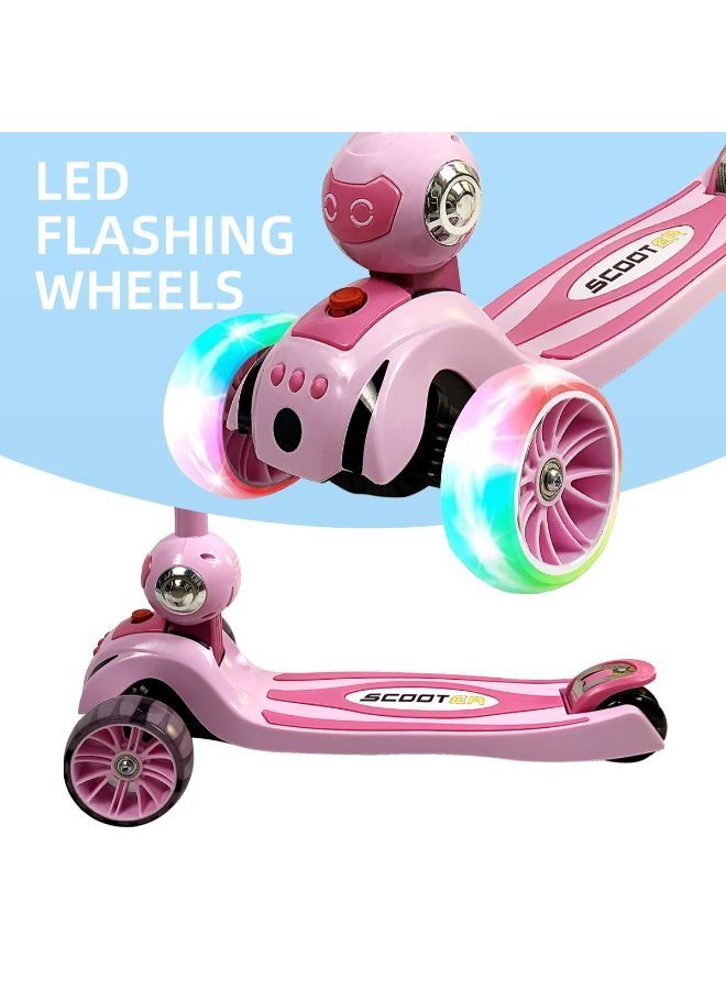 Adjustable and Foldable Kick Scooter for Kids