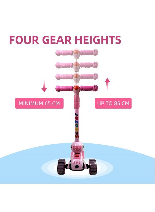 Adjustable and Foldable Kick Scooter for Kids