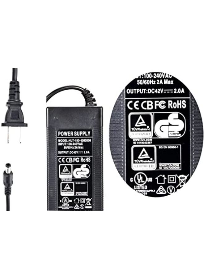 42V,2A Electric Scooter Charger,Only Suitable for gotrax.GXL V2.Apex.Xr Ultra.XR Elite.G3.G4.GMAX Ultra.Vibe.