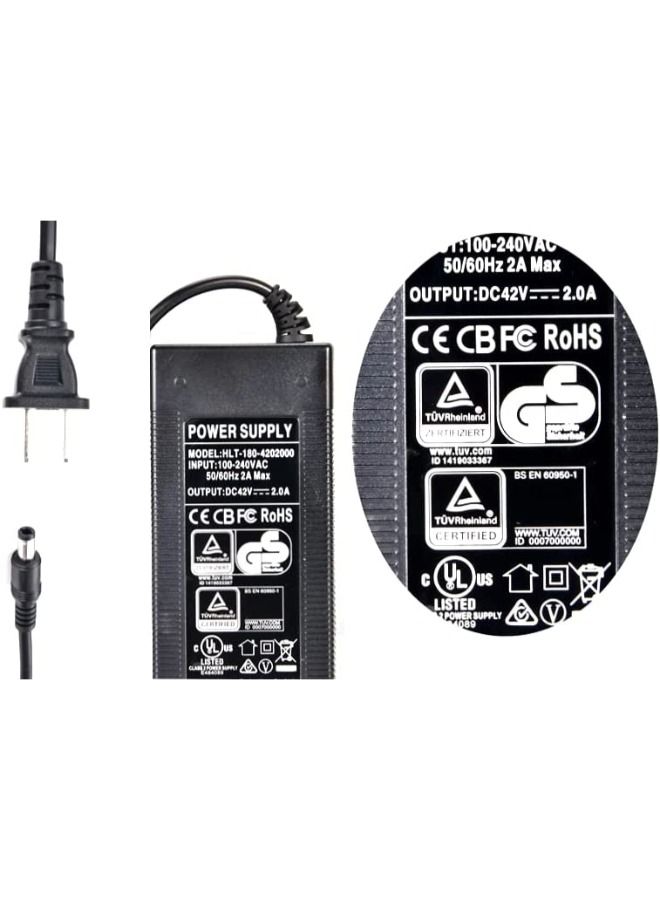 42V,2A Electric Scooter Charger,Only Suitable for gotrax.GXL V2.Apex.Xr Ultra.XR Elite.G3.G4.GMAX Ultra.Vibe.
