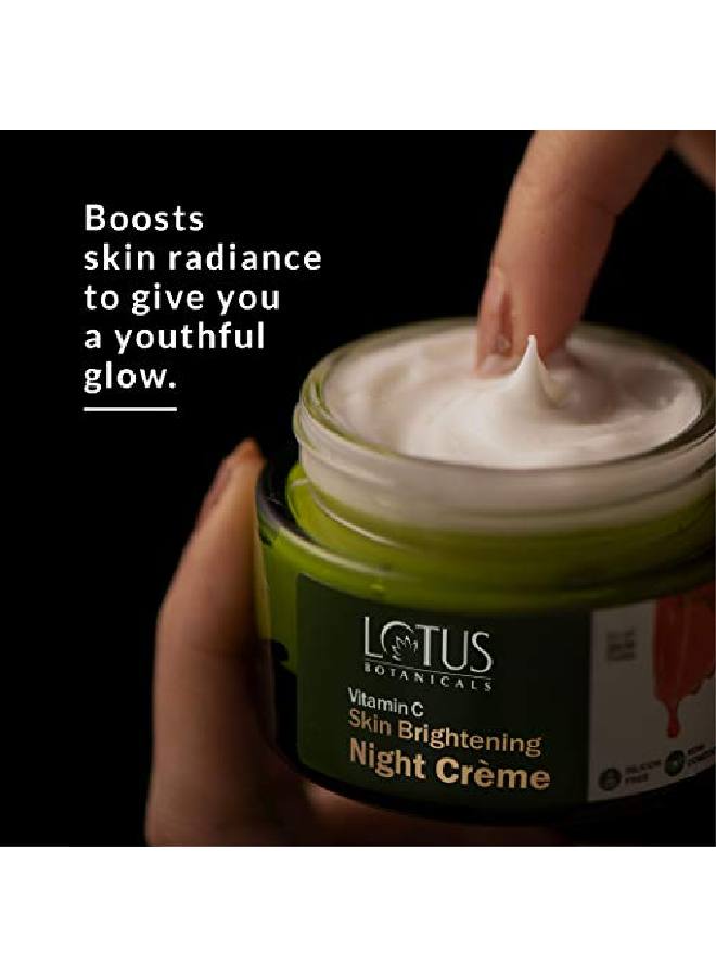 Skin Brightening Night Cream | Vitamin C | Silicon Chemical Free | All Skin Types | 50G