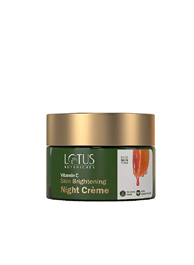 Skin Brightening Night Cream | Vitamin C | Silicon Chemical Free | All Skin Types | 50G