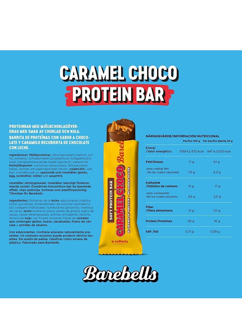 Barebells Soft Protein Bar Caramel Choco 12 x 55g