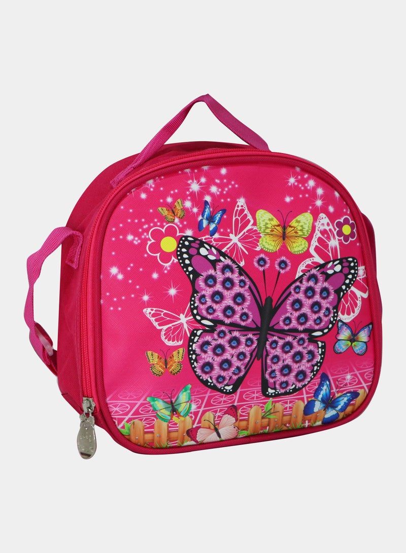 Kids School Trolley Backpack set of 3 With Pencil case and lunch bag for Girls
