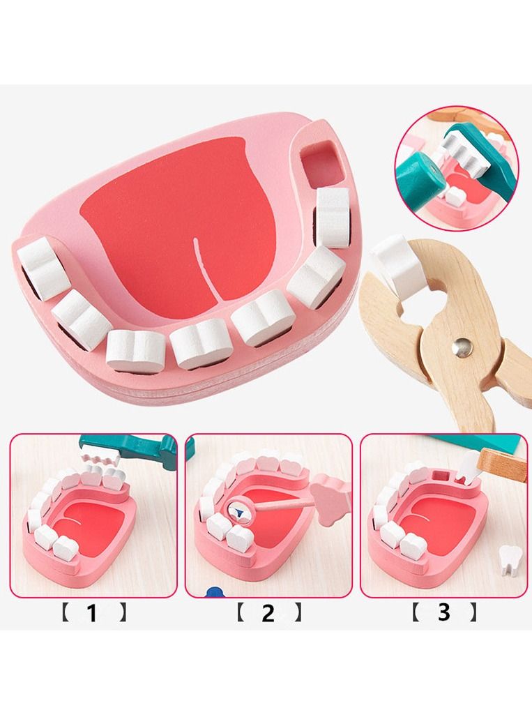 Dentist Kit for Kids Pretend Playset Educational Professional Doctor Toys Medical Role Play for Boys Girls