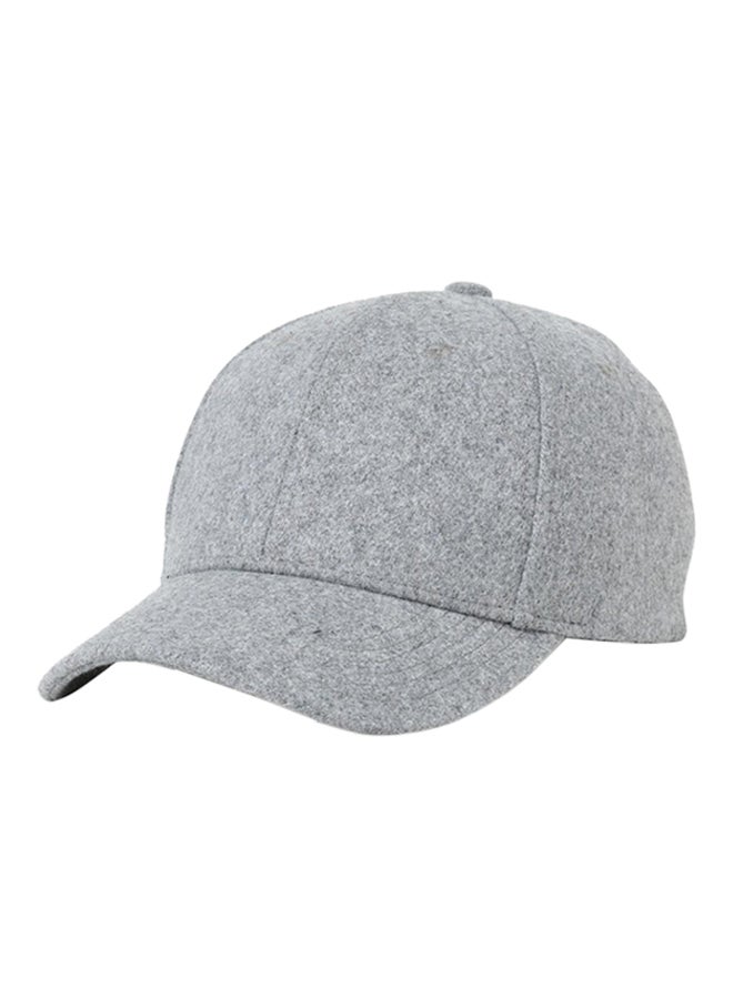 Adjustable B-Boy Snapback Hip-Hop Cap Light Grey