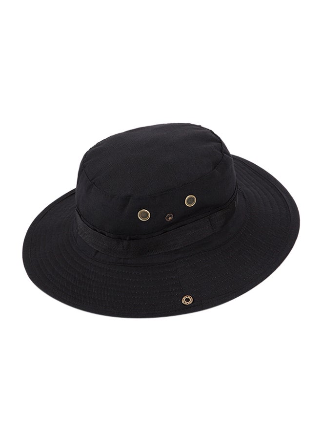 Solid Acrylic Hat Black