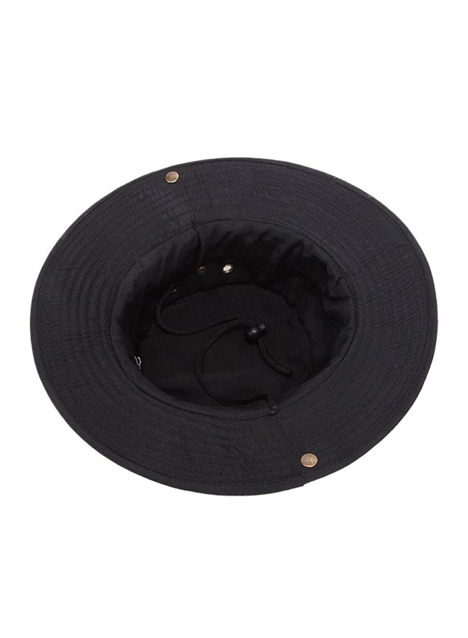 Solid Acrylic Hat Black