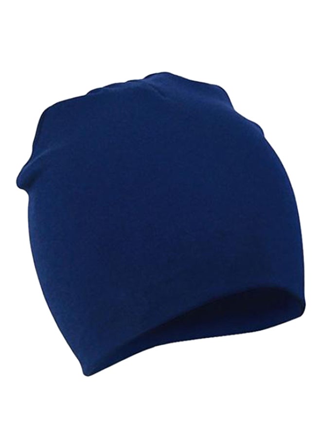 Double Layers Photo Prop Beanie Navy
