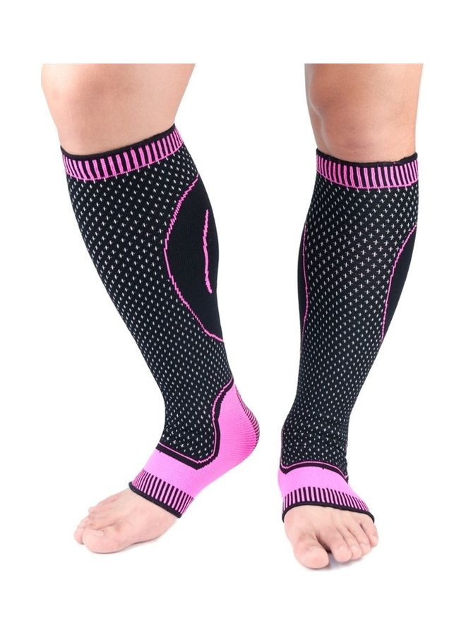 Pair Of Lengthened Sports Protective Calf Covers