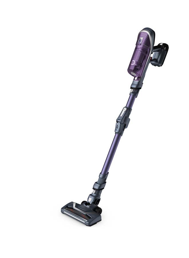 X-Force Flex 8.60 Allergy Kit, Cordless Vacuum Cleaner, Extreme Power, 185W, 22V Removable Battery, Up to 45 Minutes, Flex Technology, LED Lights 0 L 185 W TY9639HO Purple