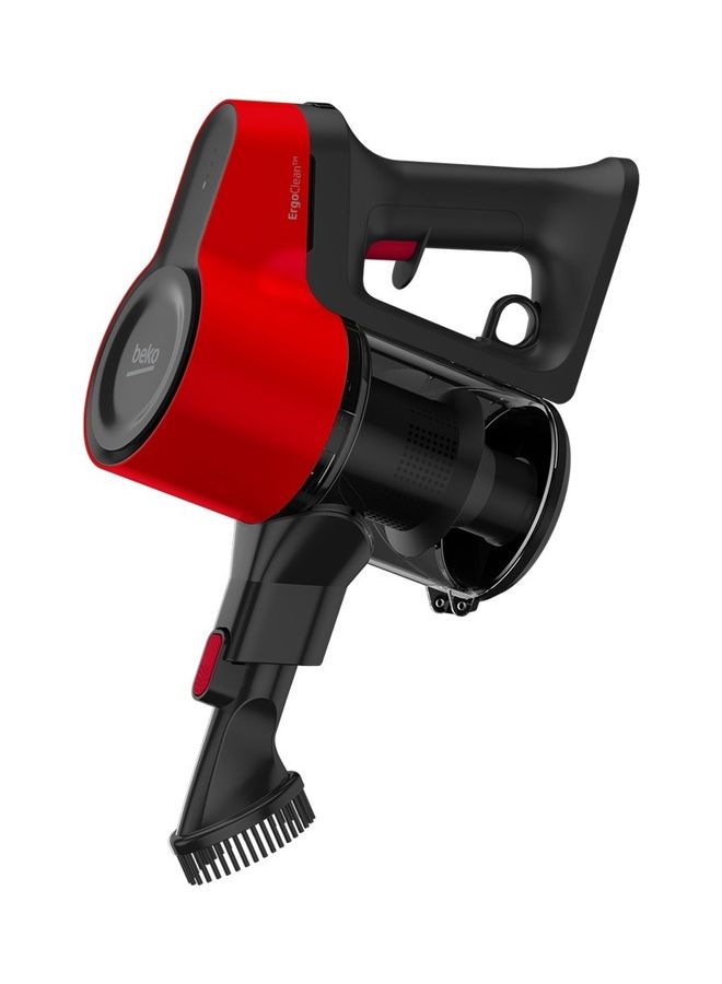 ErgoClean Cordless Vacuum Cleaner | 110 Motor Power | 550ml Dust-Bin Capacity | 2 Suction Mode | Electrical Turbo Brush with LED Light 110 W VRT 50121 VR Black / Red