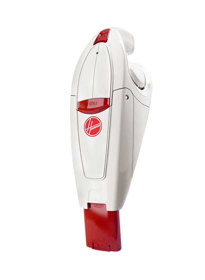 Cordless Handheld Portable Vacuum Cleaner, Handy 10.8V Rechargeable Mini Hand Vac With Powerful Suction For Car/Home/Kitchen/Sofa/Pet Hair & Office Use - 0.3 L 190 W HQ86-GA-B-ME White/Red