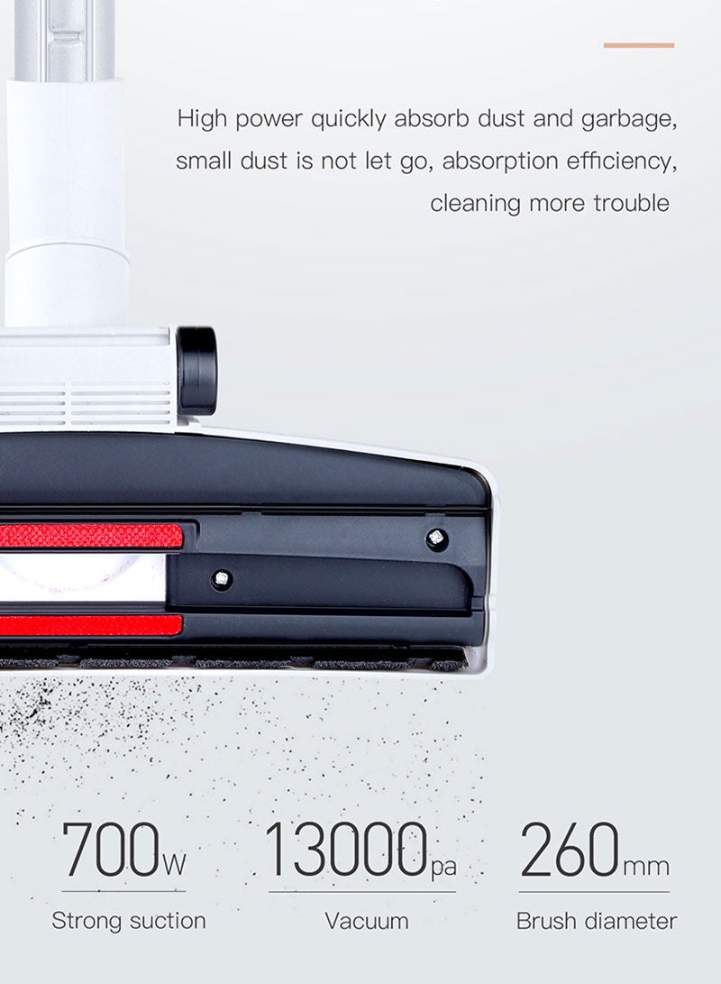 Handheld Electric Wired Household Vacuum Cleaner 500ml 700W SV-1300 White