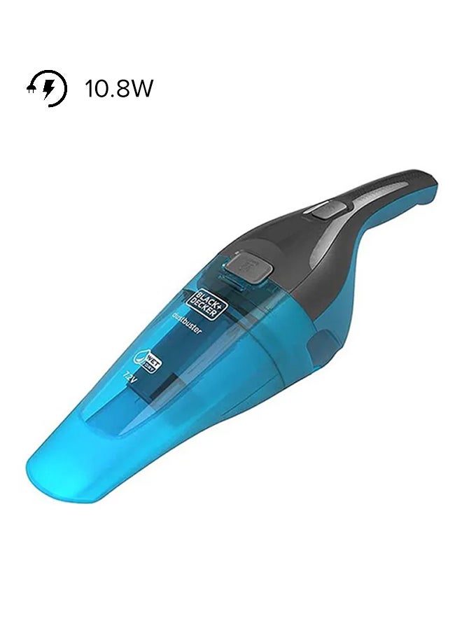 Cordless Dustbuster Handheld Vacuum Cleaner, Wet & Dry, 7.2V 1.5Ah Li-Ion Battery, 385ml Capacity, Includes Charger Base, 385 ml 10.8 W WDC215WA-B5 Blue/Grey