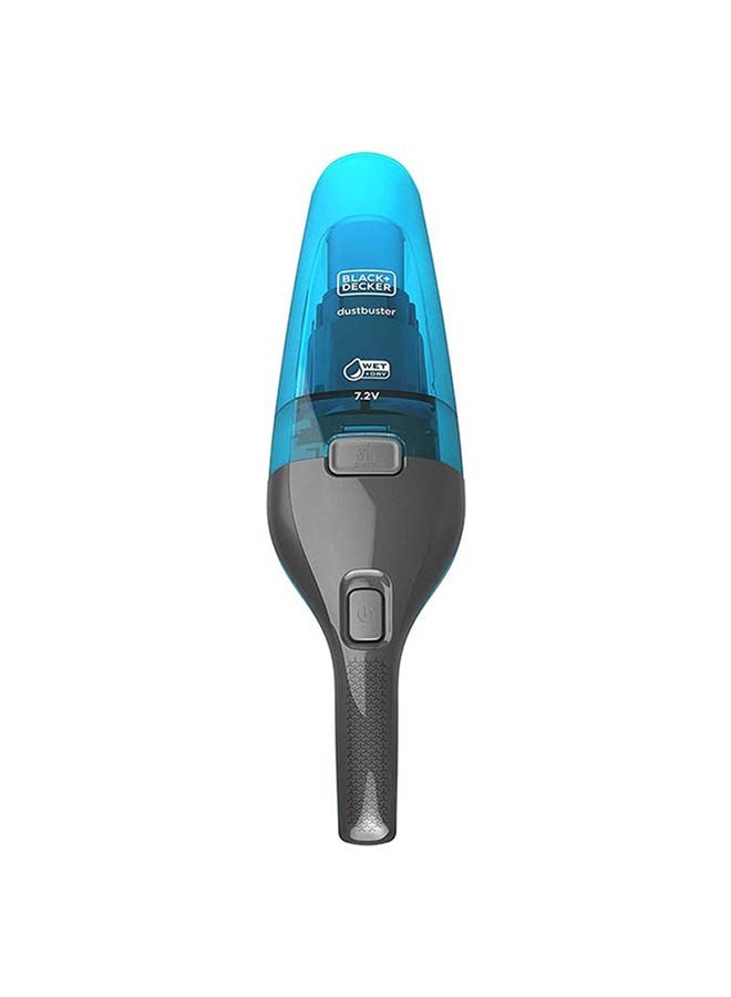 Cordless Dustbuster Handheld Vacuum Cleaner, Wet & Dry, 7.2V 1.5Ah Li-Ion Battery, 385ml Capacity, Includes Charger Base, 385 ml 10.8 W WDC215WA-B5 Blue/Grey