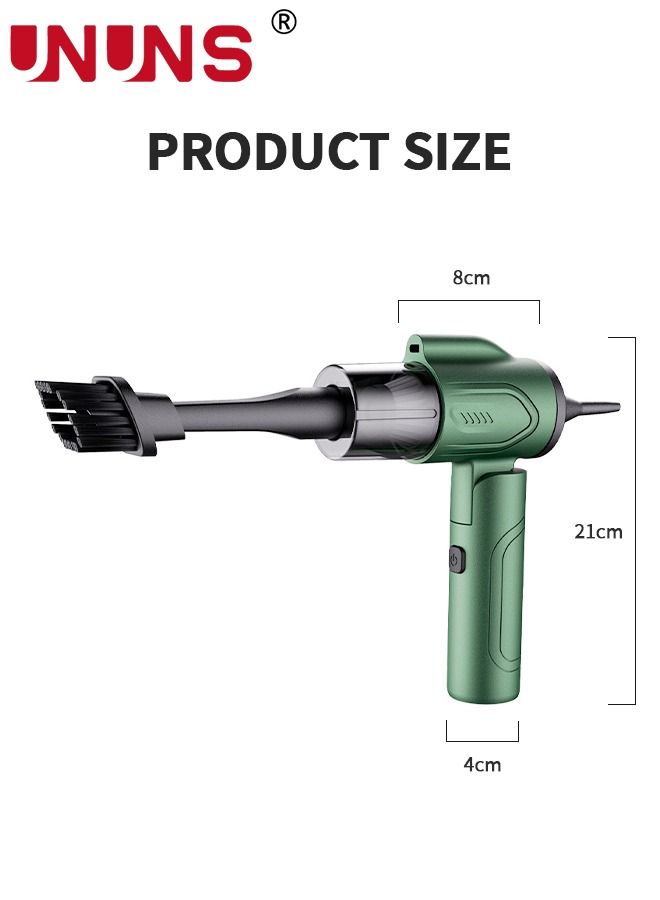 Handheld Vacuum Cleaner,3-In-1 Handheld Cordless Vacuum Cleaner ,Foldable Portable Electric Air Pump For Pet Cars Keyboard