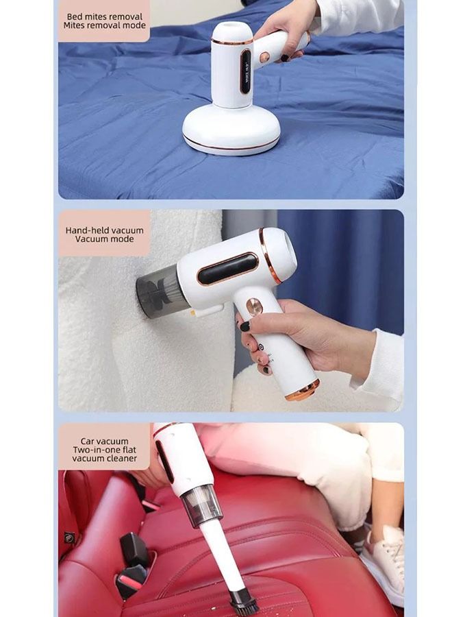 3 In 1 Mattress Vacuum Cleaner, Handheld Mite Catcher From Bed, Sofa And Pillows