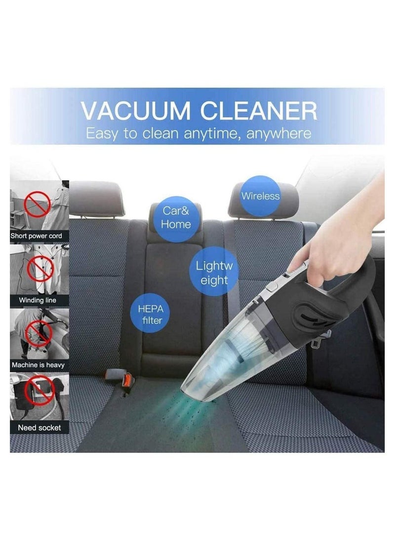 Portable Spare Filter Cyclonic Car Vacuum Cleaner 120 W