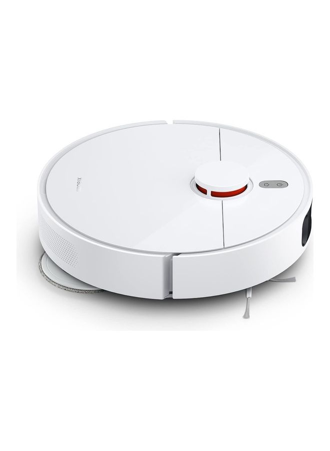 Robot Vacuum Dual Pad Pressure Powerful Suction Fan Blower 4000Pa Smart 3D Obstacle Avoidance With A 5200mAh Battery 450 ml 55 W S10 Plus White