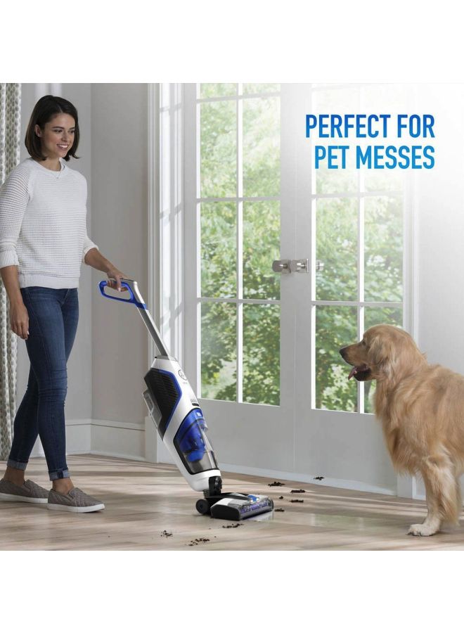 Onepwr Floormate JET Cordless Hard Floor Vacuum Cleaner Machine, Up To 30 Min Runtime, 3 Stage Filtration 3 In 1 Multi-Surface, Wash, Vac & Dry 0.65 L 1200 W CLHF-GLME Blue/Grey/Black