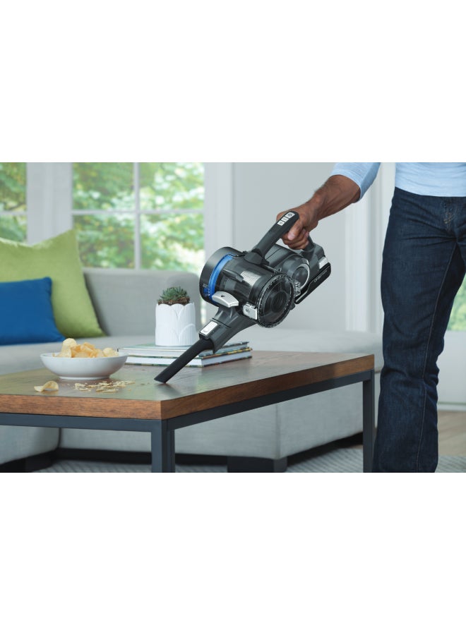 Onepwr Blade Max Cordless Vacuum Cleaner Machine, Up To 40 min Runtime, 3 Stage Filtration, Helix Technology, Wall Mount, Upholstery & Motorized Pet Tool 0.6 L 1200 W CLSV-B4ME Black