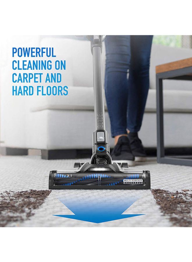 Onepwr Blade Max Cordless Vacuum Cleaner Machine, Up To 40 min Runtime, 3 Stage Filtration, Helix Technology, Wall Mount, Upholstery & Motorized Pet Tool 0.6 L 1200 W CLSV-B4ME Black