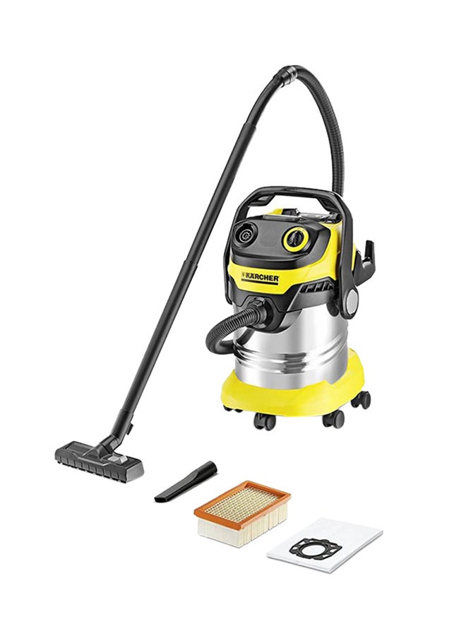 Premium Wet And Dry Vacuum Cleaner 25 L 1100 W K-8075421453 Yellow/Silver/Black