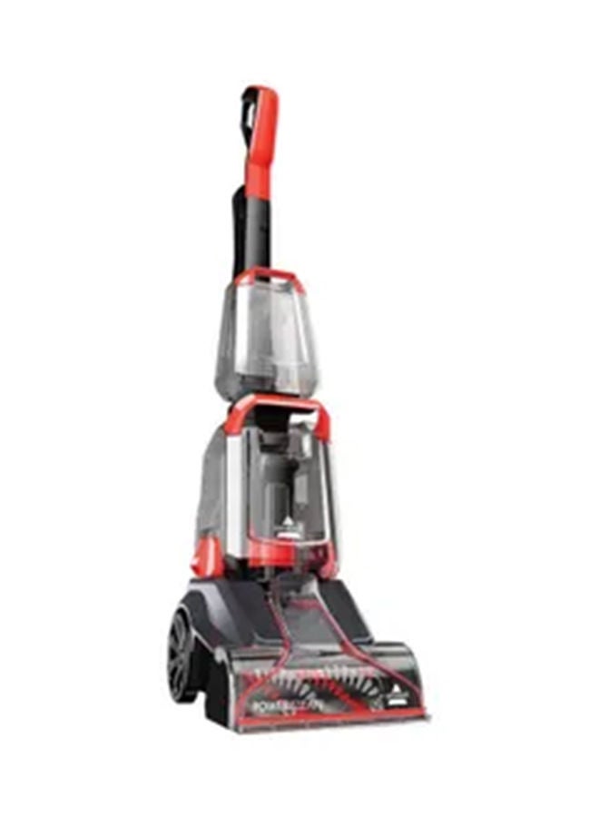 Upright Carpet Washer Turbo Clean Power Brush Deep Cleaner: Powerful Cleaning Performance for Carpets and Area Rugs 2.36 L 600 W 2889K Black/Red/Clear
