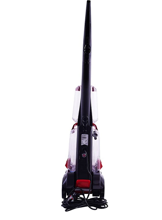 Upright Carpet Washer Turbo Clean Power Brush Deep Cleaner: Powerful Cleaning Performance for Carpets and Area Rugs 2.36 L 600 W 2889K Black/Red/Clear