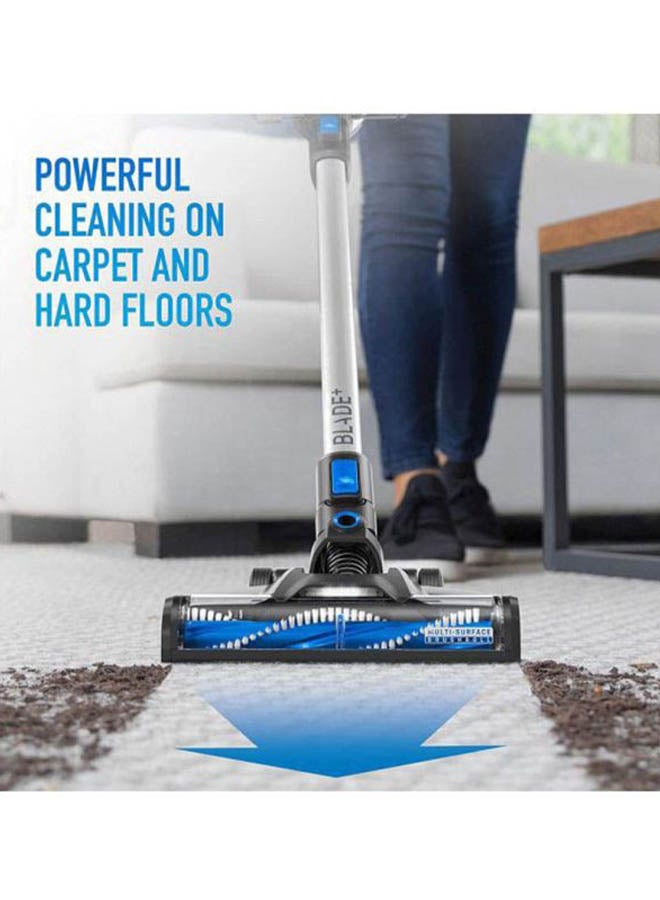 Onepwr Blade+ Cordless Vacuum Cleaner Machine, Up to 40 min Runtime,3 Stage Filtration, LED Headlights, Detachable Handheld, Wall Mount, Upholstery Tool 0.6 L 1200 W CLSV-B3ME Blue/Black/Silver