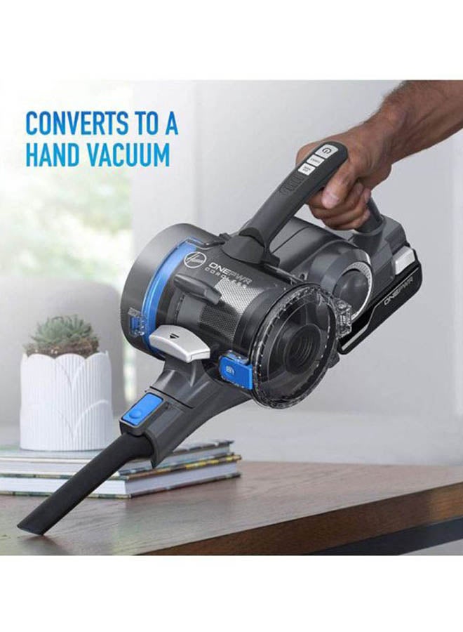 Onepwr Blade+ Cordless Vacuum Cleaner Machine, Up to 40 min Runtime,3 Stage Filtration, LED Headlights, Detachable Handheld, Wall Mount, Upholstery Tool 0.6 L 1200 W CLSV-B3ME Blue/Black/Silver