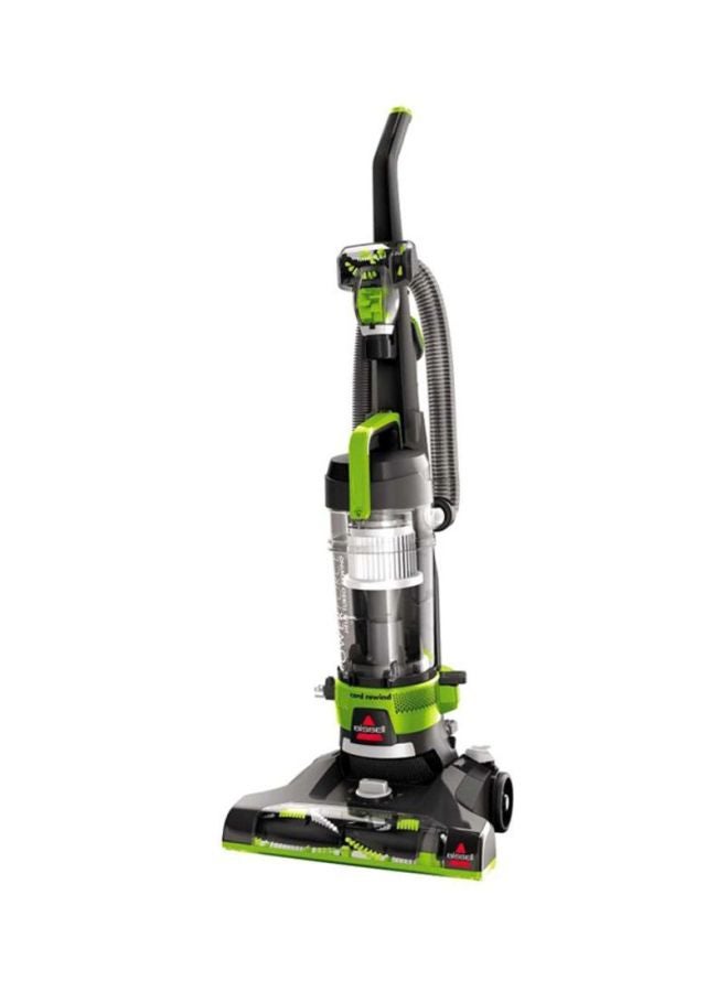 PowerForce Helix Turbo Rewind Upright Vacuum Cleaner: Powerful Suction for Deep Cleaning, Versatile 5-Height Adjustment, Dual Edge Cleaning, Efficient Dust Removal, Convenient Design for Carpets and Hard Floors 1100 W 2261E Green/Black