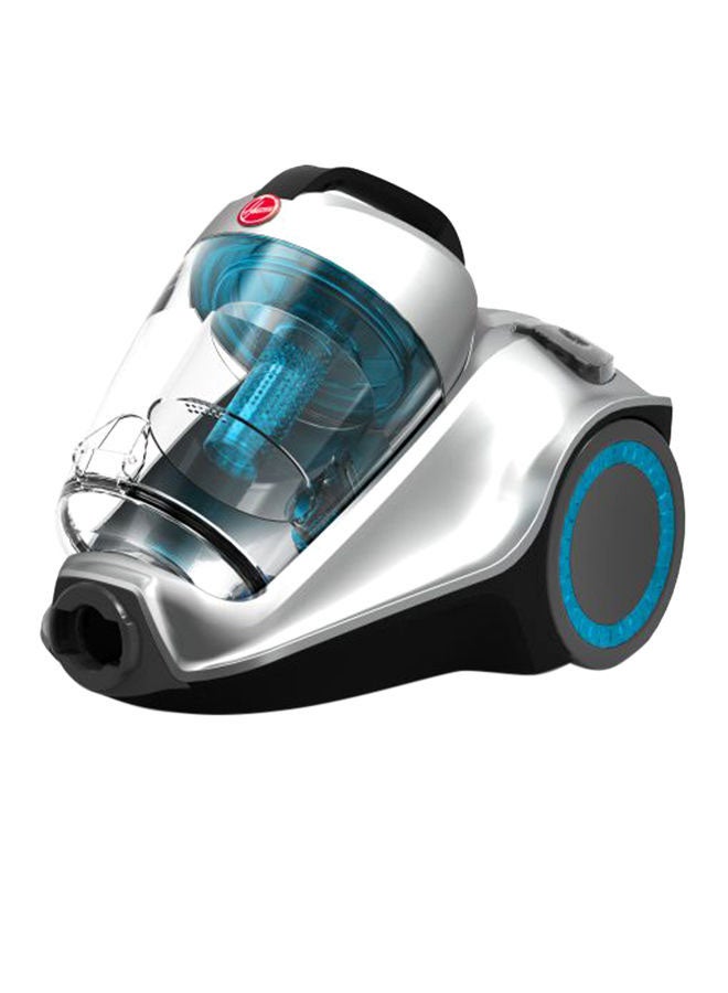 Power 7 Bagless Cyclonic Canister Vacuum Cleaner With HEPA Filter, Powerful Performance For Home And Office, Large Capacity - 4 L 2400 W HC84-P7A-ME Blue/Silver