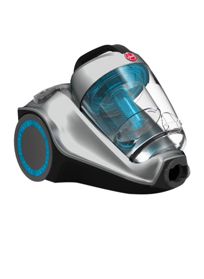 Power 7 Bagless Cyclonic Canister Vacuum Cleaner With HEPA Filter, Powerful Performance For Home And Office, Large Capacity - 4 L 2400 W HC84-P7A-ME Blue/Silver