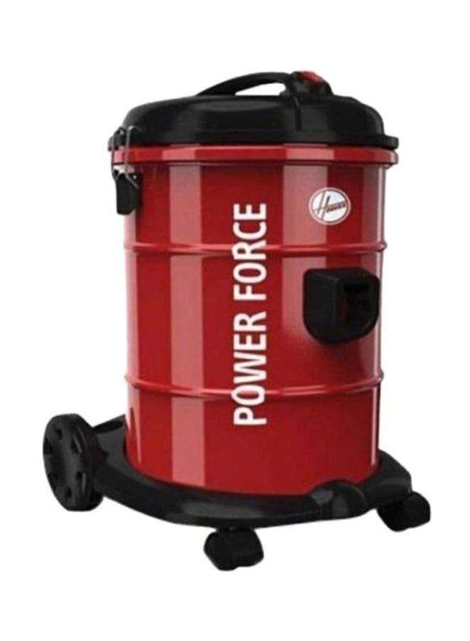 Power Force Drum Vacuum Cleaner With Blower Function For Home And Office Use - 18 L 1900 W HT87-T1-M Red/Black