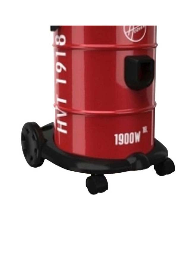 Power Force Drum Vacuum Cleaner With Blower Function For Home And Office Use - 18 L 1900 W HT87-T1-M Red/Black