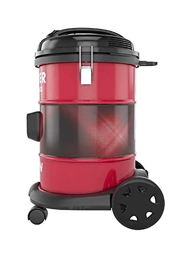 Power Force Drum Vacuum Cleaner With Blower Function For Home And Office Use - 18 L 1900 W HT87-T1-M Red/Black