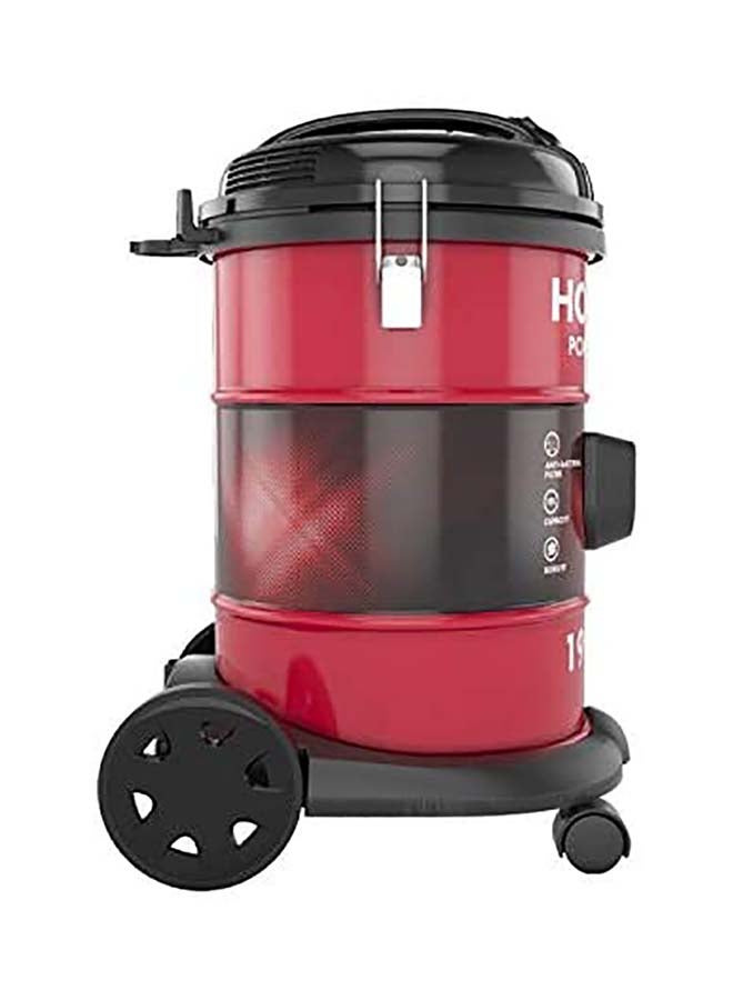 Power Force Drum Vacuum Cleaner With Blower Function For Home And Office Use - 18 L 1900 W HT87-T1-M Red/Black