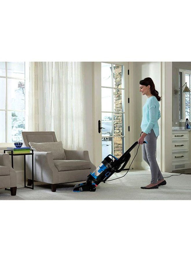 Upright Vacuum Cleaner PowerForce with Rotating Brush: Helix PowerForce Technology, Powerful Suction, Versatile Height Adjustments, Edge-to-Edge Cleaning, Efficient Dirt Separation, Lightweight and Maneuverable Design 1 L 1100 W BISM-2111E Blue/Black/Silver