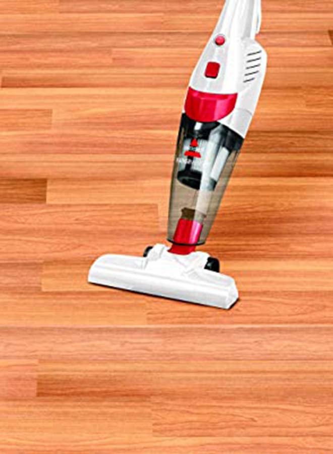 Featherweight 2-in-1 Stick Vacuum: Powerful Cleaning for Hard Floors, Lightweight and Portable Design 450 W 2024C White/Red